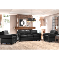 Chester Stationary Leather Sofa or Set