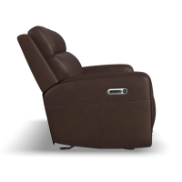 Flexsteel Alister Power Gliding Leather Sofa or Set - With Power Tilt Headrest | Power Lumbar Stocked Leathers