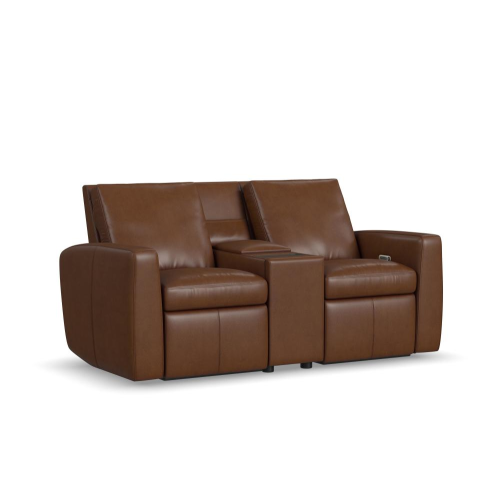 Flexsteel Aria Power Reclining Leather Sofa Set Zero Gravity Stocked Leather