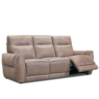 Camra Power Reclining Leather Sofa or Set With Power Headrest