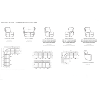 Flexsteel Catalina Power Reclining Leather Sectional With Option Power Tilt Headrest