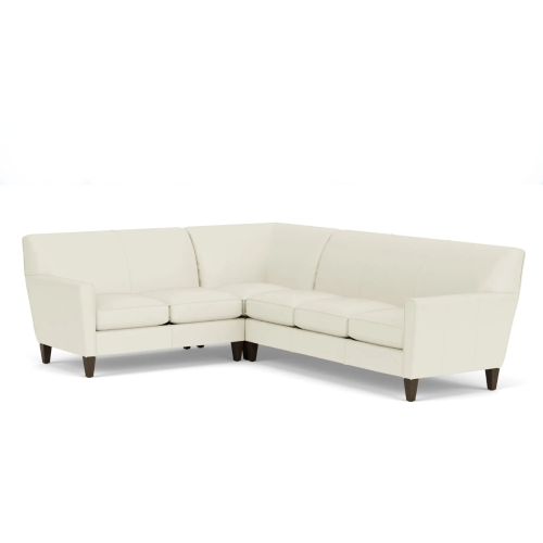 Flexsteel Digby Stationary Leather Sectional