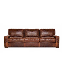 Max Deep or Regular Seating Leather Sofa or Set