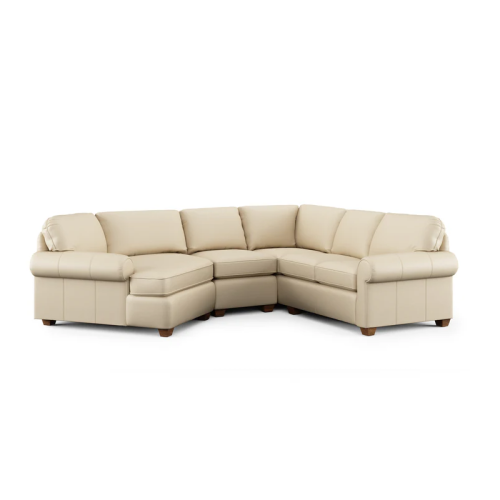 Flexsteel Thornton Stationary Leather Sectional