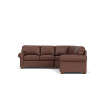Flexsteel Thornton Stationary Leather Sectional