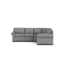 Flexsteel Thornton Stationary Leather Sectional