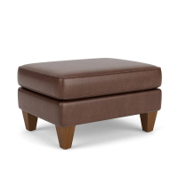 Flexsteel Westside Stationary Leather Sectional