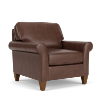 Flexsteel Westside Stationary Leather Sectional