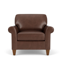 Flexsteel Westside Stationary Leather Sectional