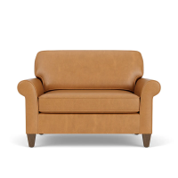 Flexsteel Westside Stationary Leather Sectional