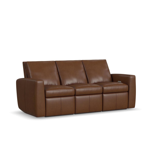 Flexsteel Aria Power Reclining Leather Sofa Set Zero Gravity Stocked Leather