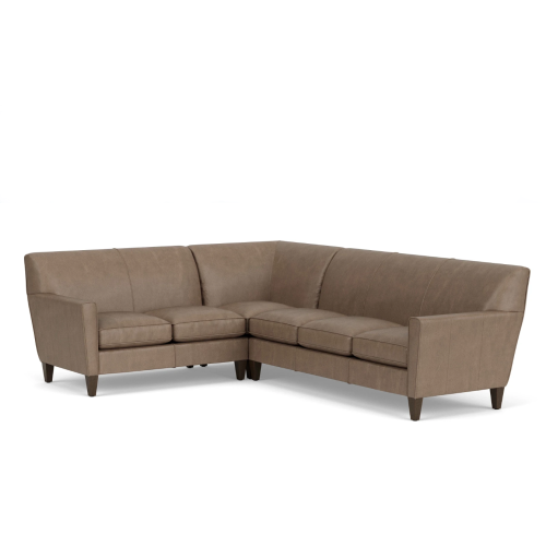 Flexsteel Digby Stationary Leather Sectional