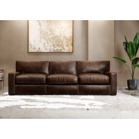 Max Deep or Regular Seating Leather Sofa or Set