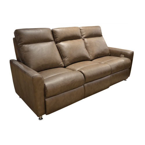 Kato Power Reclining Leather Sofa or Set Power Lumbar Available