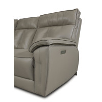 Coasta Power Reclining Leather Sofa or Set - Available With Power Tilt Headrest | Power Lumbar