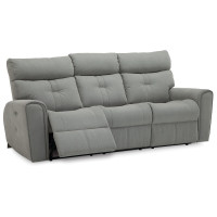 Marath Power Reclining Leather Sofa or Set with Power Tilt Headrest