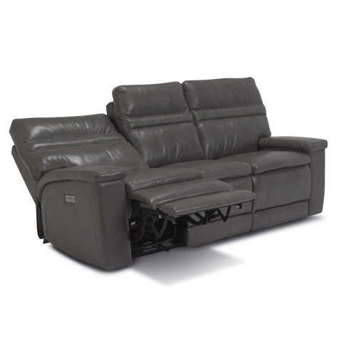 Tolia Power Reclining Leather Sofa or Set - Available With Power Tilt Headrest | Power Lumbar