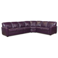 Viora Leather Sectional