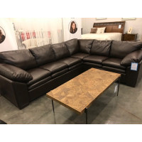Brielle Leather Sectional