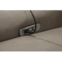 Kerren Power Reclining Leather Sofa Or Set with Power Adjustable Headrest