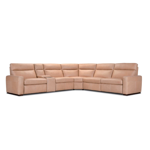 Moria Power Reclining Leather Sectional