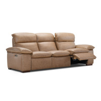 Palo Power Reclining Leather Sofa or Set With Power Headrests