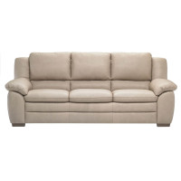 Natuzzi Editions A450 Leather Sofa Only 1 Available Lemans Cactus Ready To Ship