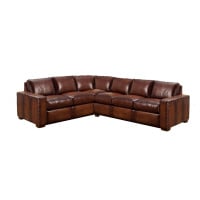 Alia Leather Sectional