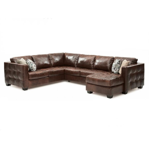 Briar Leather Sectional