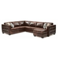 Briar Leather Sectional