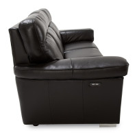 Bethra Power Reclining Leather Sofa or Set with With Power Tilt Headrest