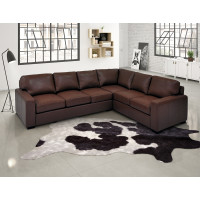 Brentora Leather Sectional