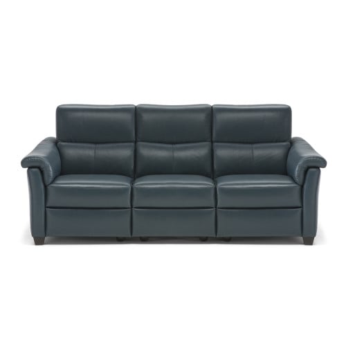 Natuzzi Editions C068 Astuzia Power Reclining Leather Sofa  1 Available In Denver Rose Beige Ready To Ship