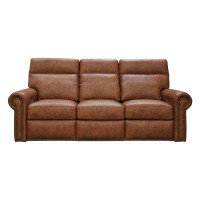Camora Reclining Leather Sofa or Set - Available With Power Tilt Headrest | Power Lumbar