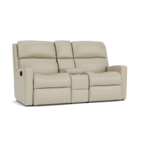 Flexsteel Catalina Power Reclining Leather Sofa or Set With Optional Power Tilt Headrest