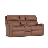 Flexsteel Catalina Power Reclining Leather Sofa or Set With Optional Power Tilt Headrest