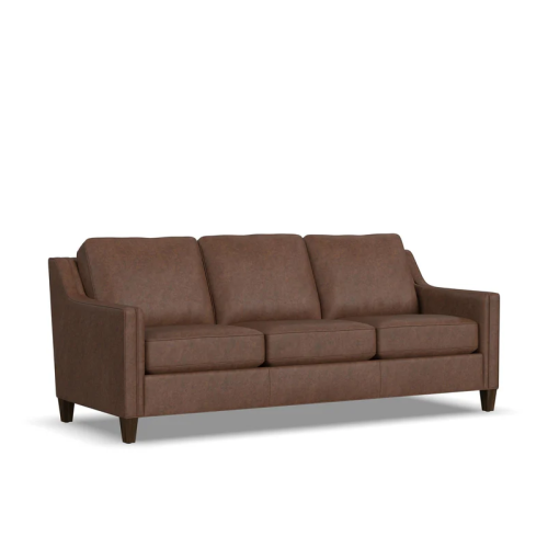 Flexsteel Finley Power Inclining Leather Sofa or Stationary Leather Sofa Set (Back Is Stationary On Recliners)