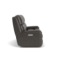 Flexsteel Rio Power Reclining Leather Sofa or Set With Optional Power Tilt Headrest