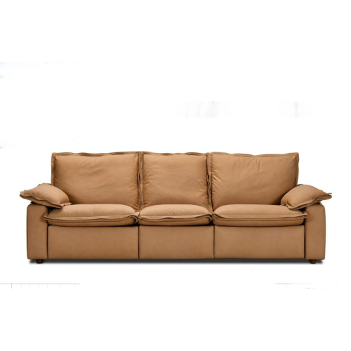 Clova Power Reclining Leather Sectional With Power Headrests Wallhugger