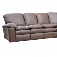 Duren Reclining Leather Sectional - Available w/ Power Recliner