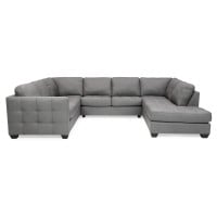 Briar Leather Sectional