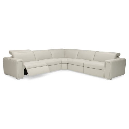 Palliser Titan Power Reclining Leather Sectional