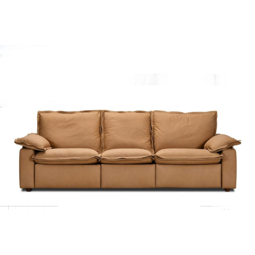 Clova Power Reclining Leather Sofa or Set With Power Headrests