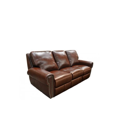 Beverra Reclining or Stationary Leather Sofa or Set - Available with Power Recline | Power Lumbar