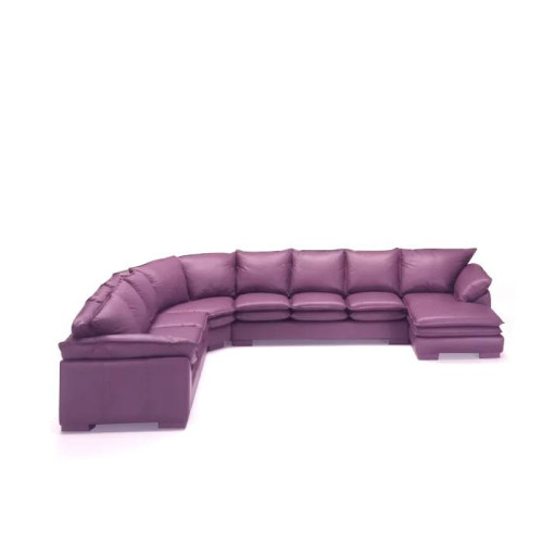 Brielle Leather Sectional