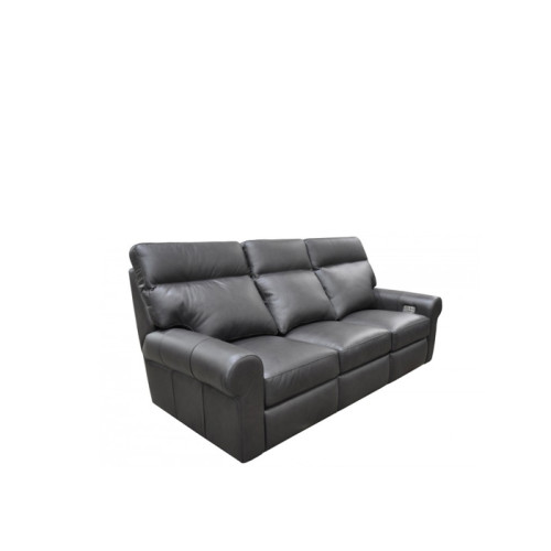 Brayla Reclining Leather Sofa or Set - Available With Power Tilt Headrest | Power Lumber