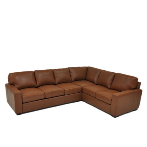 Brentora Leather Sectional