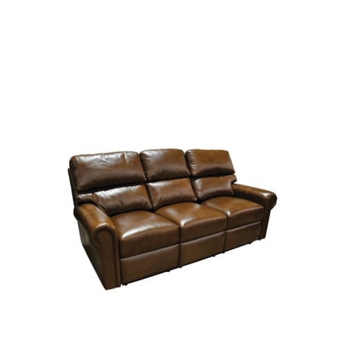 Carra Bay Reclining Leather Sofa or Set - Available with Power Recline | Power Lumbar