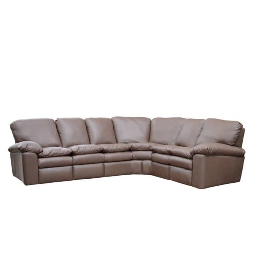 Duren Reclining Leather Sectional - Available w/ Power Recliner