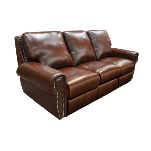 Beverra Reclining or Stationary Leather Sofa or Set - Available with Power Recline | Power Lumbar